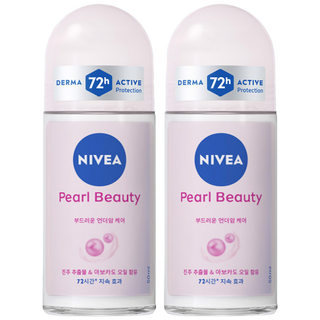니베아 데오드란트 롤온 펄 앤 뷰티 50ml 2개