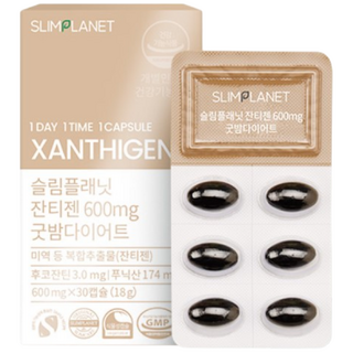 슬림플래닛 잔티젠 600mg 굿밤다이어트, 30정, 1개
