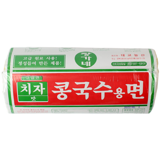 치자맛 콩국수면 3kg 소면 콩국수용 국수 여름별미, 6개