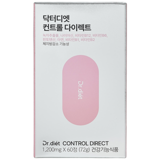 닥터디엣 컨트롤 다이렉트 다이어트보조제 다이어트식품 포만감, 1박스, 60정