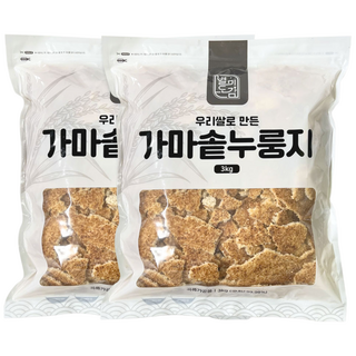 별미도감 우리쌀 가마솥 누룽지 국내산 3kg, 2개