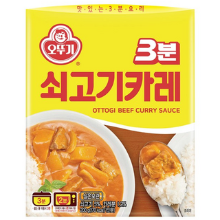 오뚜기3분 쇠고기카레, 200g, 10개