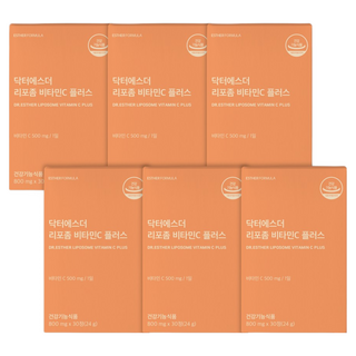 [닥터에스더] 리포좀 비타민C 플러스 여에스더 홈쇼핑 방송 제품, 30정, 24g, 6개