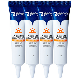 울지마마이펫 긴급진정 고양이전용 홈클리닉 프리미엄냥스팟3+1, 15g, 4개