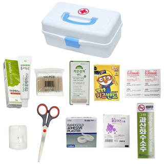 스피드 구급함 (미니) + 실속 구급용품 10종 세트, 1세트