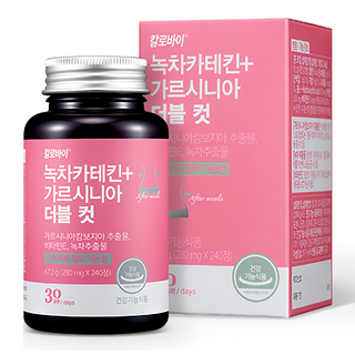 칼로바이 녹차카테킨 플러스 가르시니아 더블컷 30일분, 240정, 1개