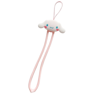 범쓰컴퍼니 캐릭터 손목 핸드폰 실리콘 휴대폰 스트랩 악세사리, 시나모롤, 1개