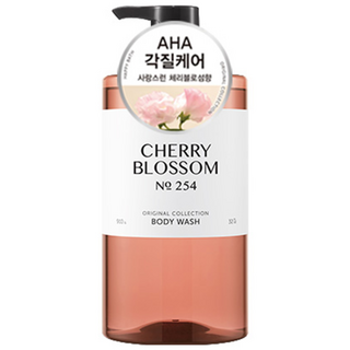 [비건라이프] 해피바스 오리지널 컬렉션 바디워시 체리블로섬향, 910g, 1개