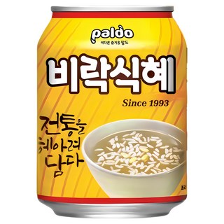 팔도 비락식혜 238ml x 24캔 전통 그대로의 달콤한 맛 시원하게 즐기는 한국식 전통 음료