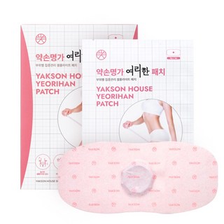 약손명가 여리한 패치 일시적 셀룰라이트 패치 뱃살 복부 바디관리, 1박스, 7개입