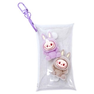 라부부 피규어 파우치 키링 키홀더, 1개, PURPLE