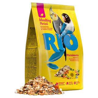 RIO 왕관 모란 코뉴어 깃털 영양 모이, 1kg, 1개