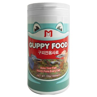 대용량 MIMI 구피전용 사료 1000ml - 구피사료 구피밥, 상세 설명 참조, 1개, 1L