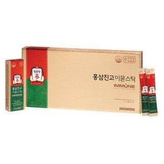 정관장 홍삼진고 이뮨스틱 30포 고급실크 보자기 선물포장 전통엽서기프트포함, 10g, 30개