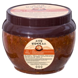소스대장 고깃집 된장찌개 소스 양념 식당 가정용 업소용, 1개, 350g