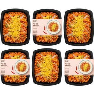 미스터네이처 저당 식단 단기관리 단백질 26g 중화풍 볶음짬뽕두부면 180g 6팩 1080g (냉동), 6개