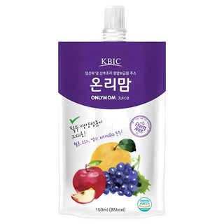 온리맘 주스 (150ml*12개입) 입덧 출산준비용품 간식 모유수유 임산부선물 출산후 임산부전용 철분 엽산 비타민등 필수 영양소 임산부 및 산후조리 영양보급용 식이섬유 HACCP, 1box(150ml*12개입), 150ml, 12개