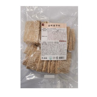오뗄 갈비살구이 1kg 토스트패티 국내산 돼지고기사용, 1개