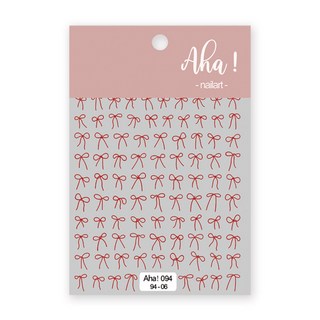 픽한 가득 귀여운 곰돌이 리본 케이 네일 스티커