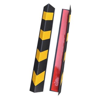 접착식 주차장 코너보호대 EVA 기둥보호대 주차벽 고무 직각 모서리 보호대 가드, 1개