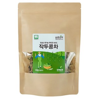 국내산 유기농 직접재배 바른하루 작두콩차120g 국산 볶은작두콩차, 120g, 1개입, 1개
