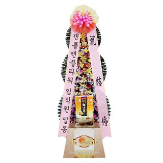 젠틀맨플라워 축하 쌀화환, 10kg, 1개