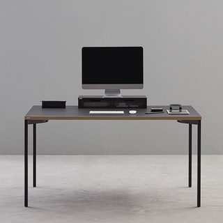 데스커 1400x600 베이직 책상 DSAD214, 상판-화이트/다리-화이트