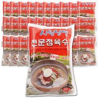 벅스웨이 시원냉면 전문점육수 350g, 30개