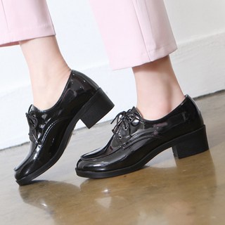 [RS]A2D 2858 4.4cm 여성 쿠션 에나멜 스니커즈 단화 옥스포드화