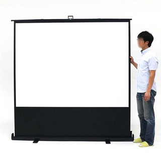 윤씨네 유압 매트 빔스크린 휴대용 포터블 롤스크린 이동식 스탠드 캠핑 자립형 소형 중형 대형 빔프로젝트 이동형 스크린빔 100인치 유압식 매트 포터블스크린 상품 이미지