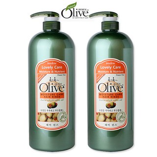 1+1 아임세레느 올리브 헤어린스 대용량 1500ml+1500ml, 2개, 1.5L
