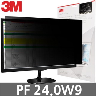 3M 모니터보안필름 블루라이트차단 PF 24.0W9, 보안필름, 1개
