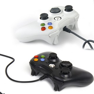 프라임원 XBOX 360 PC용 게임패드 호환벌크 유선컨트롤러 조이스틱 게임기, 1개, X-BOX 360 게임패드(벌크포장/화이트)