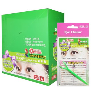 뷰티엔 아이참 매직 와이드 양면 쌍꺼풀테이프, 양면형, 25개
