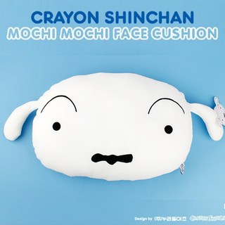 짱구봉제 짱구 흰둥이 모찌모찌 얼굴쿠션 40cm 쿠션 인형, 흰둥이모찌얼굴쿠션