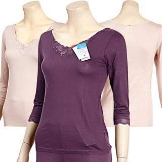 크리비아 고급자수 여성 7부내의상