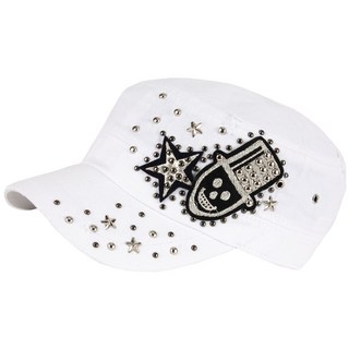 군모 A166 은색 반짝이 별 & 큐빅 모자 여자 패션 아이템