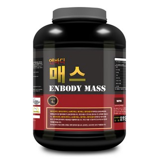 웨이테크 엔바디 매스 슈퍼칼로리 살찌는보충제 /체중증가/사은품 증정, 4kg, 1개 오버맨킹게이너 웨이테크 엔바디 매스 슈퍼칼로리 살찌는보충제 /체중증가/사은품 증정, 4kg, 1개 오버맨킹게이너
