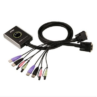 ATEN CS682 /2포트 USB DVI 오디오 케이블 KVM 스위치, 선택없음, 1개