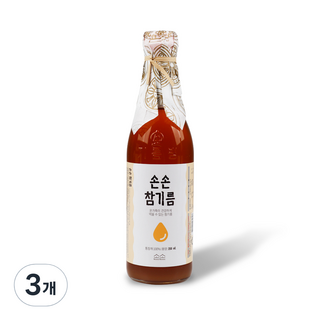 손손 참기름, 350ml, 3개