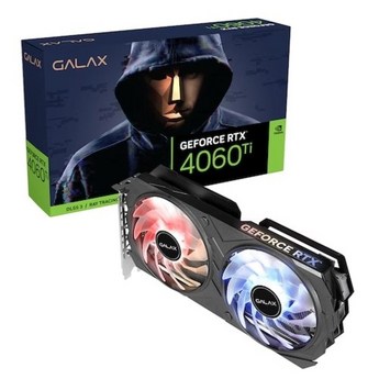 갤럭시코리아 GALAX 지포스 RTX 4060 Ti EX BLACK OC D6 8GB-추천-상품