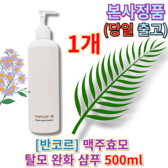 [특가]반코르 저자극 각질케어 닥터 독일맥주효모샴푸 500ml 1개 한정수량-추천-상품