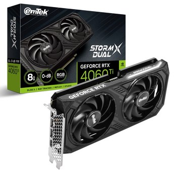 이엠텍 지포스 RTX 4060 STORM X Dual D6 8GB-추천-상품