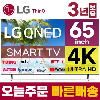 LG TV 65인치(165CM) SUHD 4K 스마트TV 65QNED80 수도권 스탠드-추천-상품