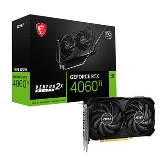 MSI 지포스 RTX 4060 Ti 벤투스 2X 블랙 OC D6 16GB-추천-상품