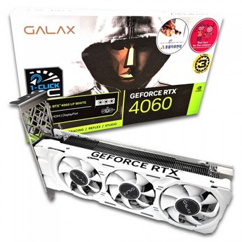 갤럭시코리아 GALAX 지포스 RTX 4060 WHITE OC D6 8GB LP-추천-상품