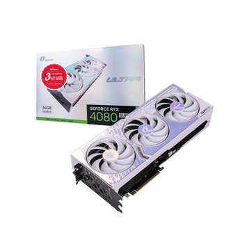 컬러풀 지포스 RTX 4080 SUPER ULTRA OC White D6X 16GB-추천-상품