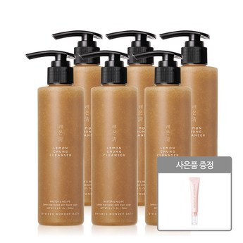 조성아 원더바스 레몬청 클렌저 저자극 클렌징폼 200ml+트래블 파우치 1매-추천-상품