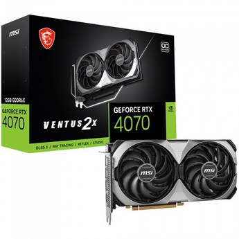 MSI 지포스 RTX 4070 벤투스 2X E OC D6X 12GB-추천-상품