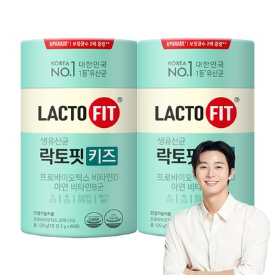 락토핏 키즈 유산균, 120g, 2개_건강한 내 소중한 어린이